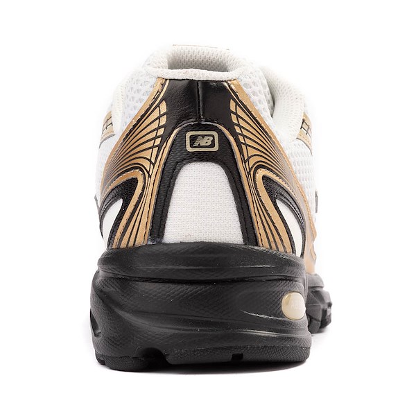 alternate view New Balance 740 Athletic Shoe - White / Gold / BlackALT4