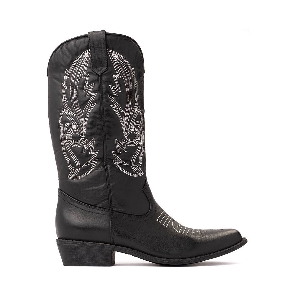 Womens Coconuts by Matisse Gaucho Western Boot - Black