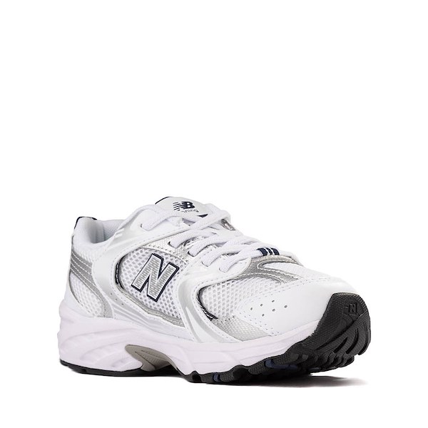 alternate view New Balance 530 Athletic Shoe - Little Kid - White / Natural IndigoALT5