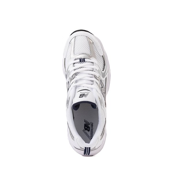 alternate view New Balance 530 Athletic Shoe - Big Kid - White / Natural IndigoALT2