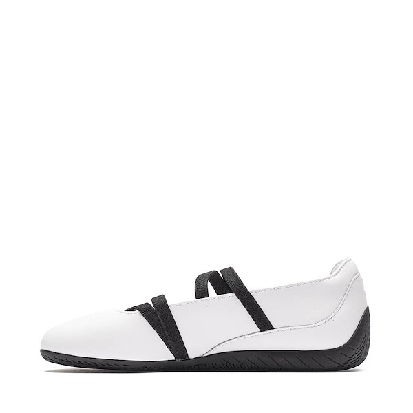 alternate view Womens PUMA Speedcat Ballet Leather Sneaker - PUMA White / PUMA BlackALT1