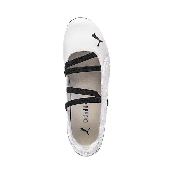 alternate view Womens PUMA Speedcat Ballet Leather Sneaker - PUMA White / PUMA BlackALT2