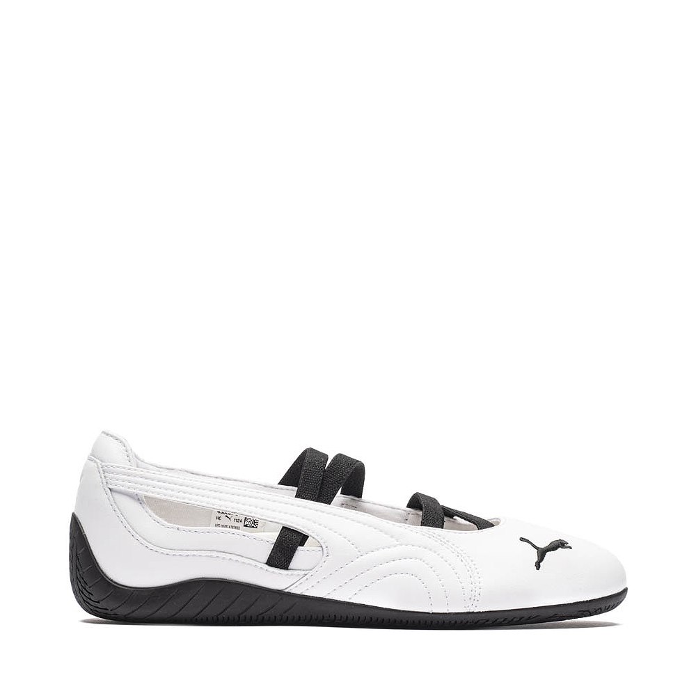 Womens PUMA Speedcat Ballet Leather Sneaker - PUMA White / PUMA Black