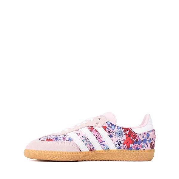 alternate view adidas x Liberty London Samba OG Athletic Shoe - Big Kid - Clear Pink / Cloud White / GumALT1