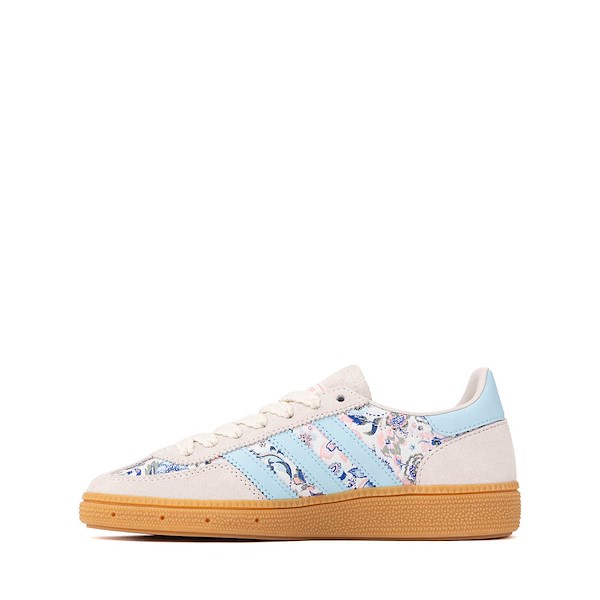 alternate view adidas x Liberty London Handball Spezial Athletic Shoe - Big Kid - Off White / Icey Blue / GumALT1