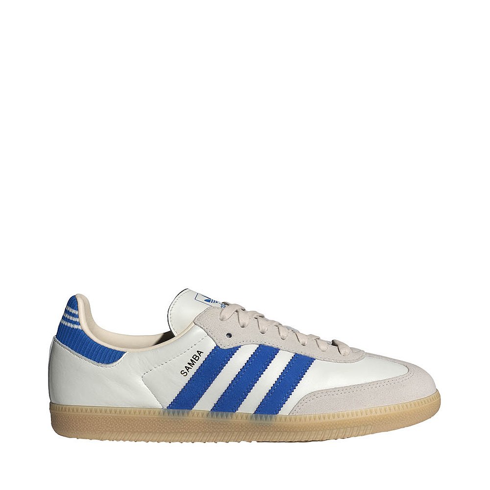 Mens adidas Samba OG Athletic Shoe - Cloud White / Blue / Gum