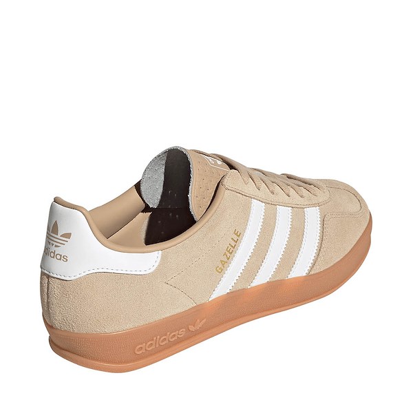 Mens adidas Gazelle Indoor Athletic Shoe - Magic Beige / Core White Gum