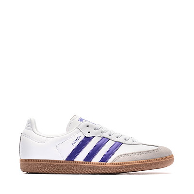 Womens adidas Samba OG Athletic Shoe - Cloud White / Bold Green