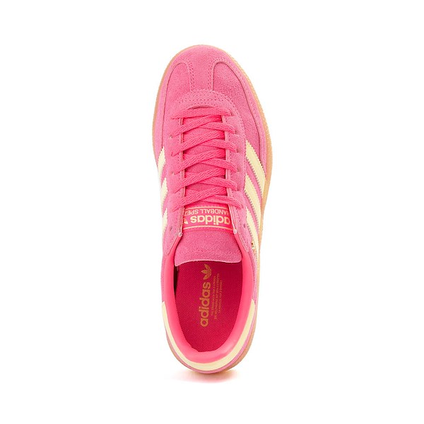 alternate view Womens adidas Handball Spezial Athletic Shoe - Lucid Pink / Almost Yellow / Gold MetallicALT2