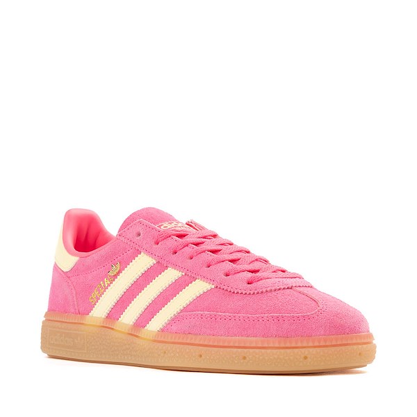 alternate view Womens adidas Handball Spezial Athletic Shoe - Lucid Pink / Almost Yellow / Gold MetallicALT5