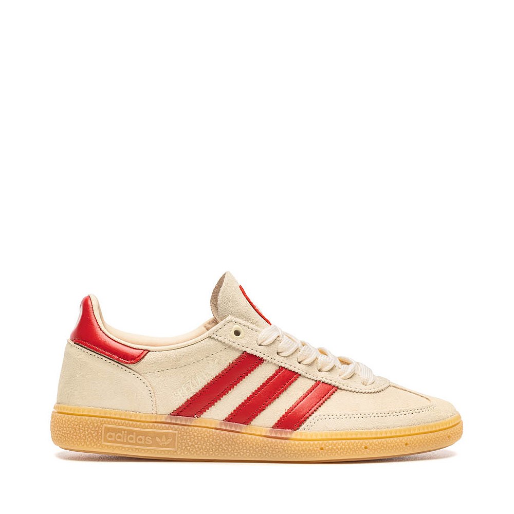 Womens adidas Handball Spezial Athletic Shoe - Cream White / Better Scarlet / Sandy Pink