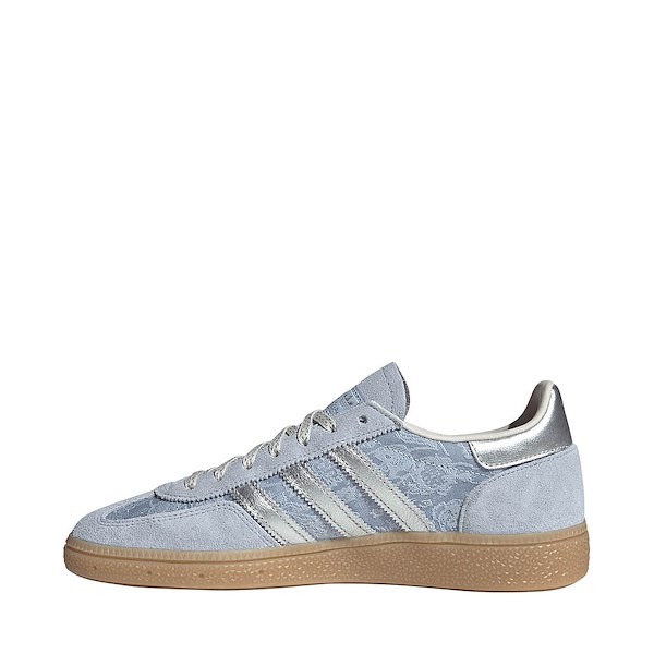 alternate view Womens adidas x Liberty London Handball Spezial Athletic Shoe - Crystal Sky / Silver Metallic / Chalk WhiteALT1