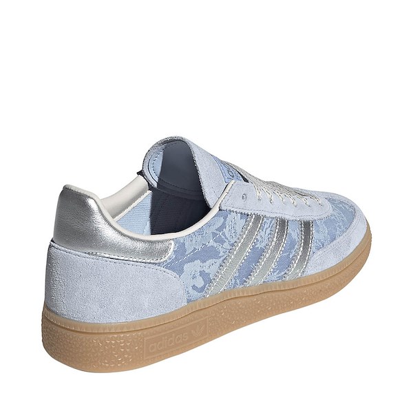 alternate view Womens adidas x Liberty London Handball Spezial Athletic Shoe - Crystal Sky / Silver Metallic / Chalk WhiteALT4