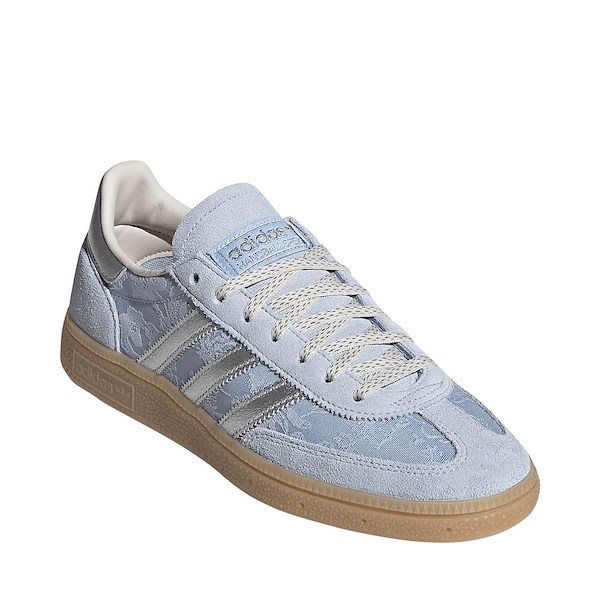 alternate view Womens adidas x Liberty London Handball Spezial Athletic Shoe - Crystal Sky / Silver Metallic / Chalk WhiteALT5