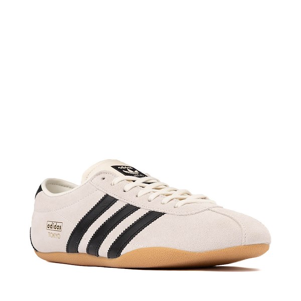 alternate view Womens adidas Tokyo Athletic Shoe - Off White / Core Black / Gold MetallicALT5