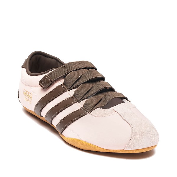 alternate view Womens adidas Tokyo Athletic Shoe - Sandy Pink / Earth Strata / Gold MetallicALT5