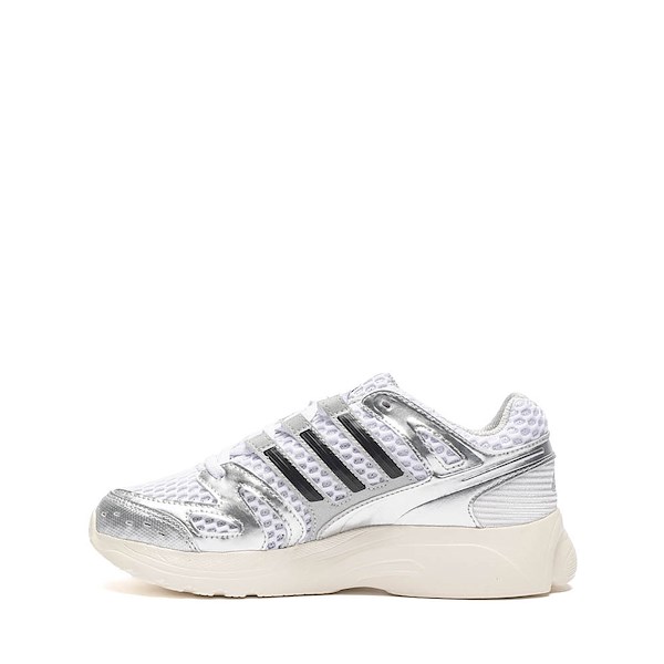 alternate view adidas Adistar Control 5 Athletic Shoe - Little Kid - Cloud White / Silver Metallic / Grey OneALT1