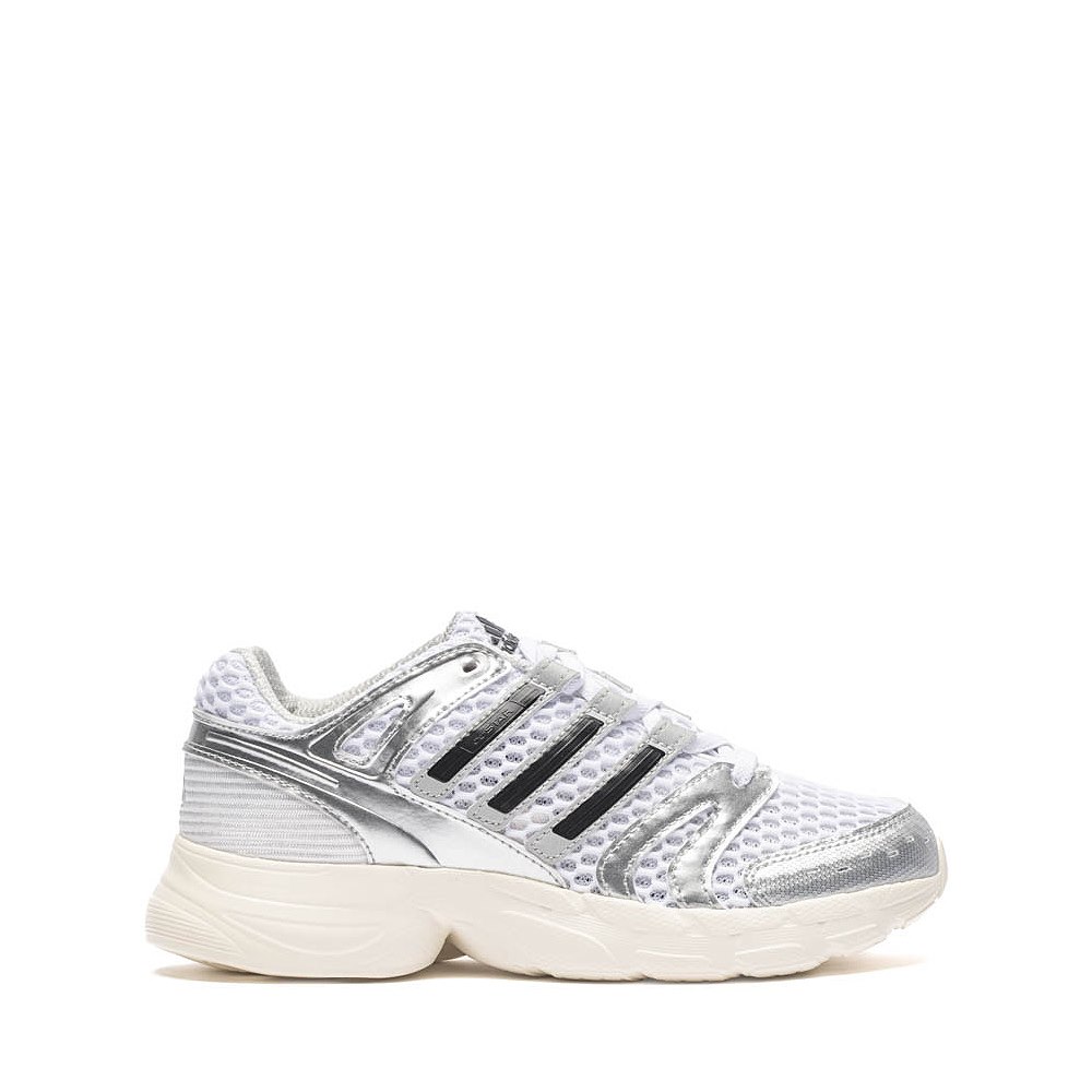 adidas Adistar Control 5 Athletic Shoe - Little Kid - Cloud White / Silver Metallic / Grey One