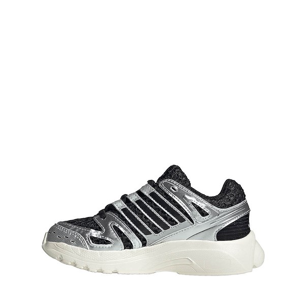 alternate view adidas Adistar Control 5 Athletic Shoe - Little Kid - Core Black / Silver Metallic / Grey OneALT1