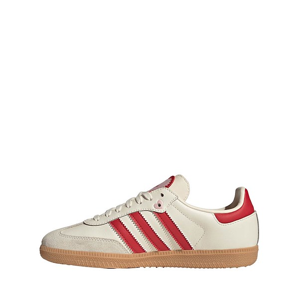 alternate view adidas Samba OG Athletic Shoe - Big Kid - Cream White / Better Scarlet / GumALT1