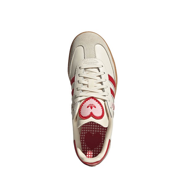 alternate view adidas Samba OG Athletic Shoe - Big Kid - Cream White / Better Scarlet / GumALT2