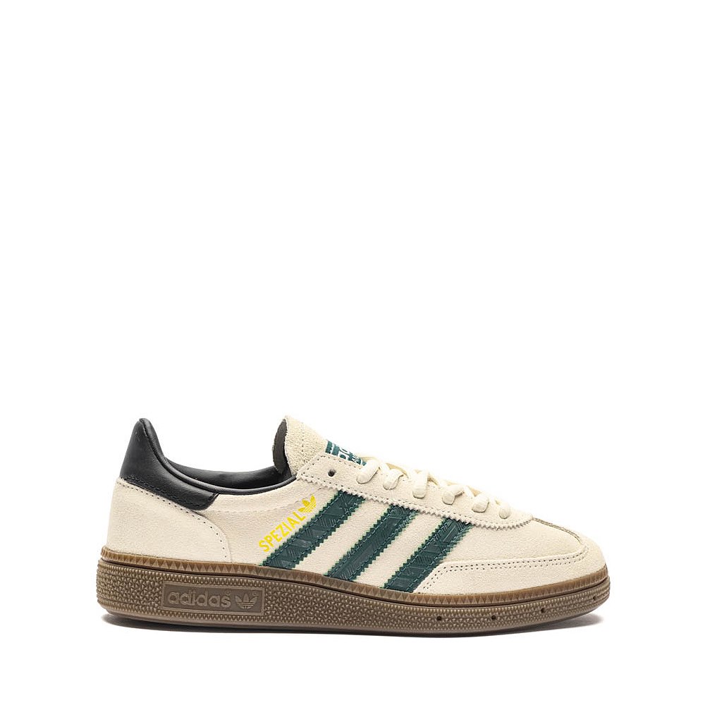adidas Handball Spezial Athletic Shoe - Big Kid - Off White / Collegiate Green / Gum