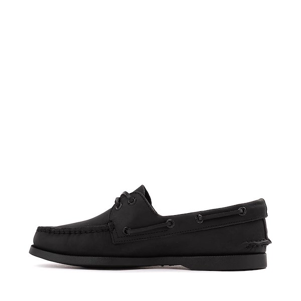 alternate view Mens Sperry Top-Sider Authentic Original&trade; 2-Eye Boat Shoe - BlackALT1