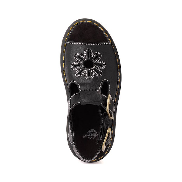 Womens Dr. Martens Dunnet Flower Sandal - Black
