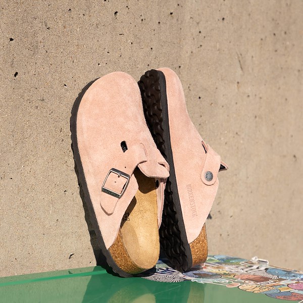 Womens Birkenstock Boston Clog - Pink Clay | JourneysCanada