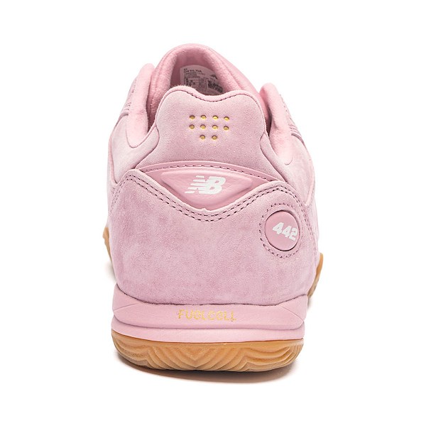 alternate view New Balance 442 Elite IN LS V3 Athletic Shoe - Sea Salt / Pink HeatALT4