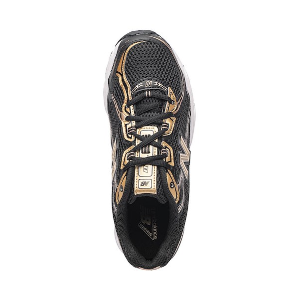 alternate view Womens New Balance 740 Athletic Shoe - Black / Gold / WhiteALT2