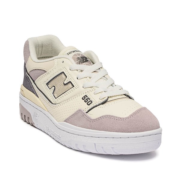 alternate view Womens New Balance 550 Athletic Shoe - White / Truffle SaltALT5