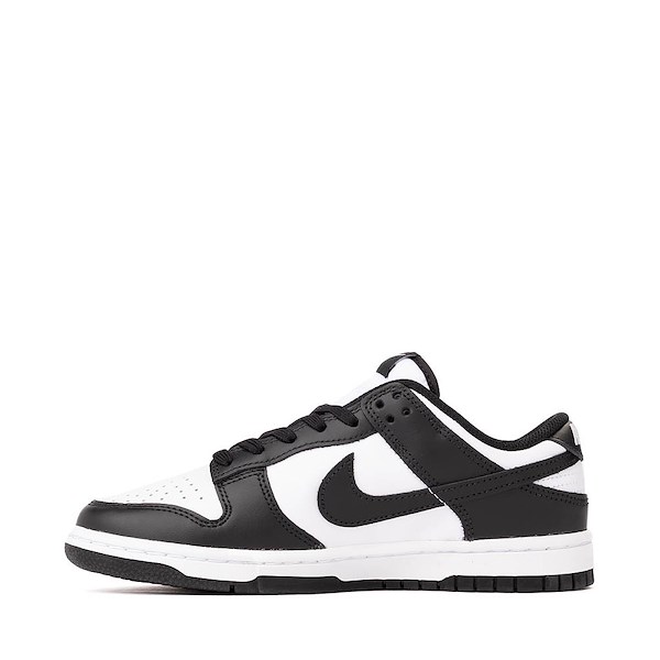 alternate view Womens Nike Dunk Low Athletic Shoe - White / Black / WhiteALT1