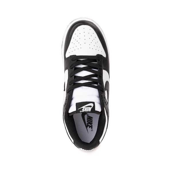 alternate view Womens Nike Dunk Low Athletic Shoe - White / Black / WhiteALT2