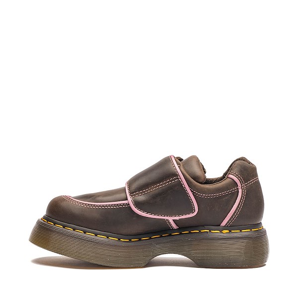 alternate view Womens Dr. Martens Buzz Strap Casual Shoe - Dark BrownALT1