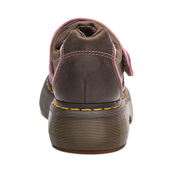 alternate view Womens Dr. Martens Buzz Strap Casual Shoe - Dark BrownALT4