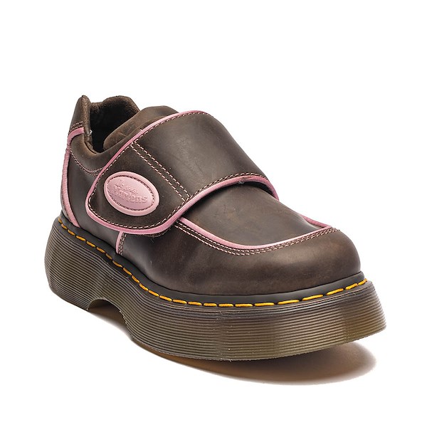 alternate view Womens Dr. Martens Buzz Strap Casual Shoe - Dark BrownALT5