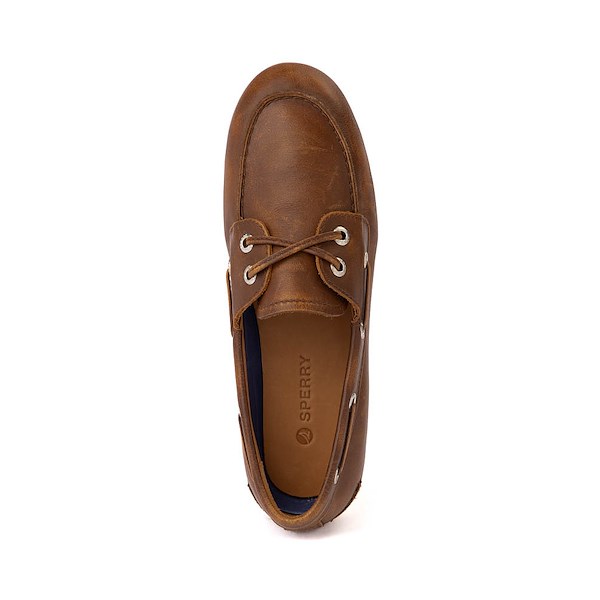 alternate view Womens Sperry Top-Sider Slim Boat Shoe - TanALT2