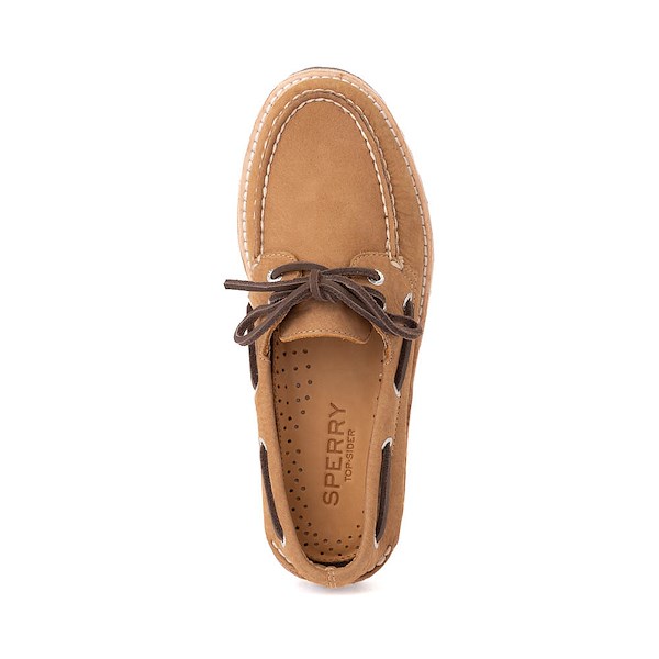 Womens Sperry Top-Sider Authentic Original™ 2-Eye Low Lug Boat Shoe - Tan