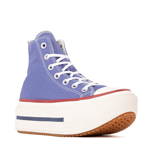 alternate view Converse Chuck Taylor All Star Lift Double Stack High-Top Sneaker - Indigo Storm / EgretALT5
