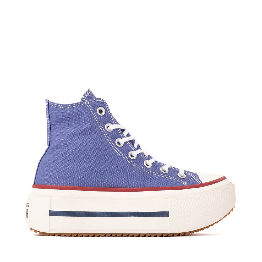 Converse Chuck Taylor All Star Lift Double Stack High-Top Sneaker - Indigo Storm / Egret