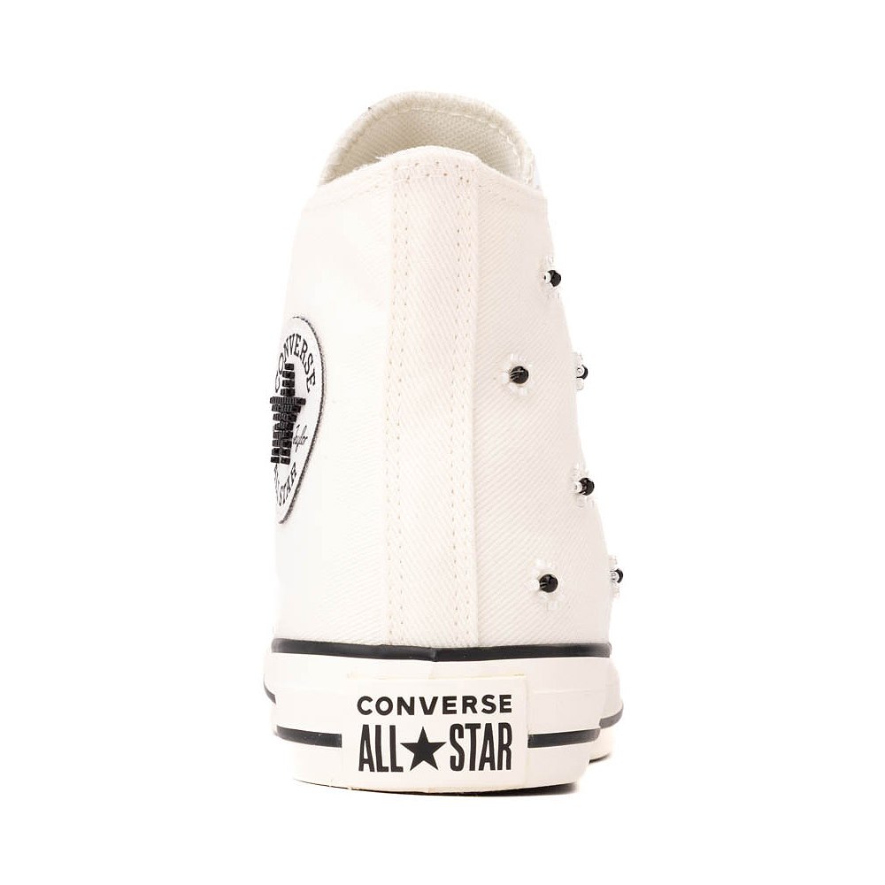 Converse Chuck Taylor All Star High-Top Beaded Sneaker - Egret