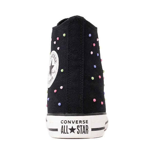 alternate view Converse Chuck Taylor All Star High-Top Mini Studs Sneaker - Black / Pink / Very PeriALT4