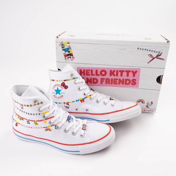 alternate view Converse x Hello Kitty&reg; & Friends Chuck Taylor All Star High-Top Charms Sneaker - WhiteHERO
