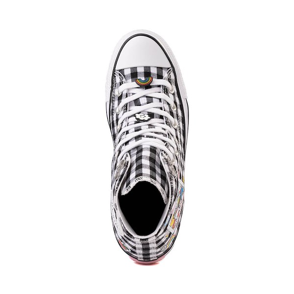 alternate view Converse x Hello Kitty&reg; & Friends Chuck Taylor All Star High-Top Sneaker - Black / White GinghamALT2