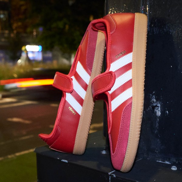 Womens adidas Samba Jane Athletic Shoe - Better Scarlet / Team Victory Red Gum