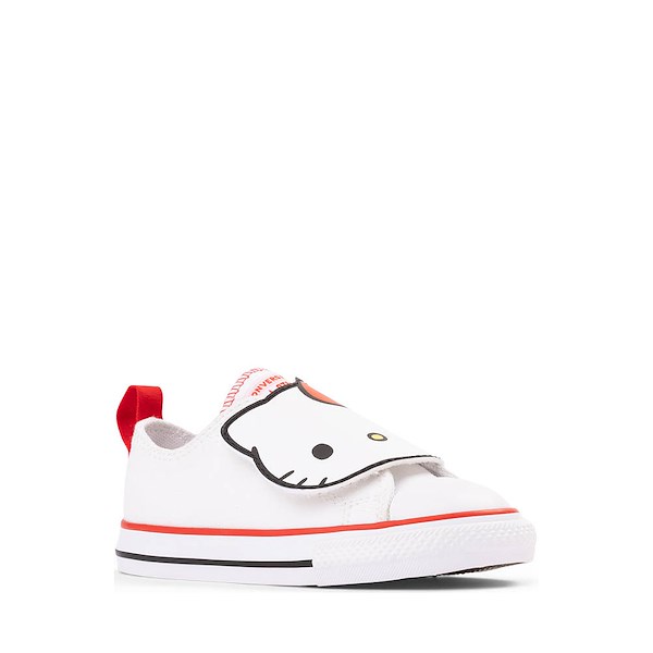 alternate view Converse x Hello Kitty&reg; & Friends Chuck Taylor All Star Easy-On Low-Top Sneaker - Baby / Toddler - WhiteALT5