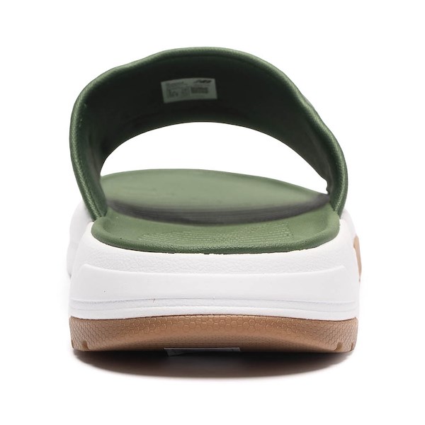 Mens New Balance 200 Premium Slide Sandal - White / Green
