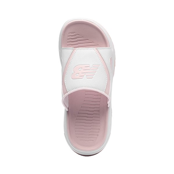 alternate view Womens New Balance 200 Premium Slide Sandal - White / Rose SugarALT3