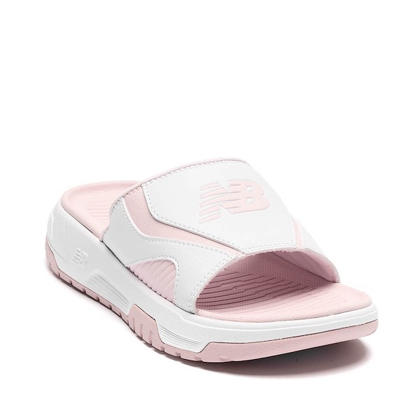 alternate view Womens New Balance 200 Premium Slide Sandal - White / Rose SugarALT5